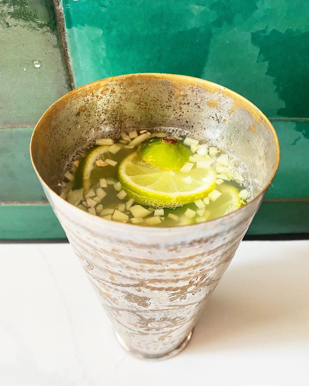 Ayurvedic Ginger Lemon Honey Infusion