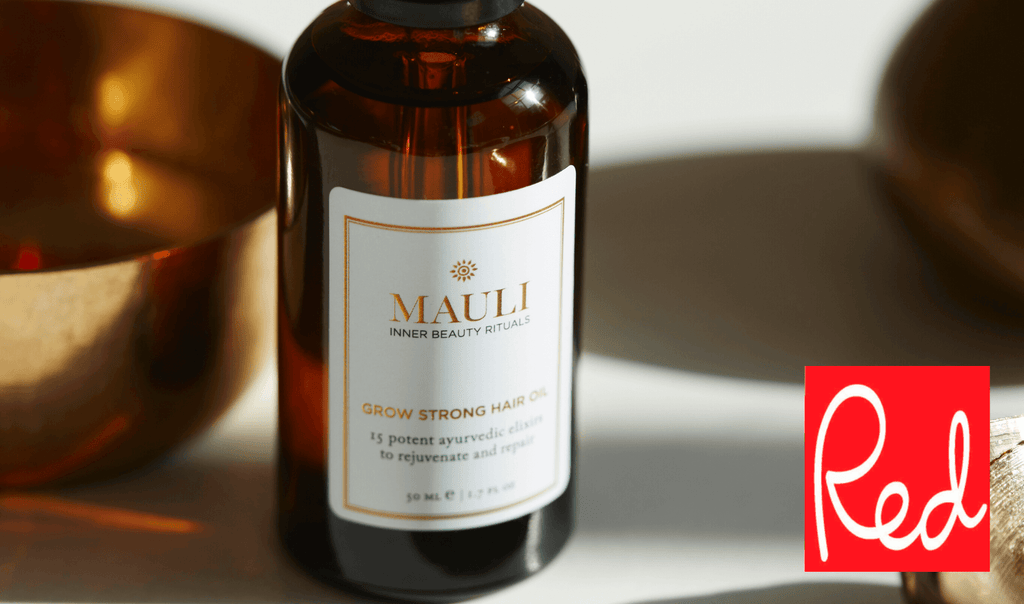 Grow Strong Hair Oil featured on Red Magazine online