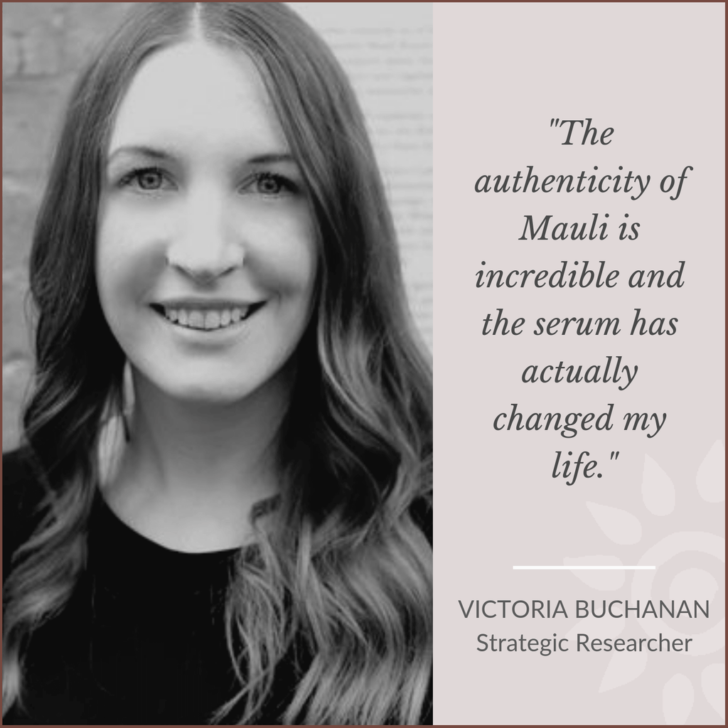 Victoria Buchanan Strategic Researcher loves Mauli rituals, ayurveda inspired Beauty Brand