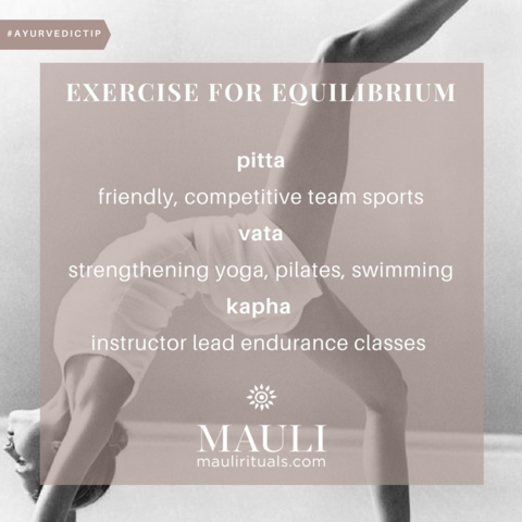 Exercise For Equilibrium | Mauli Rituals Blog