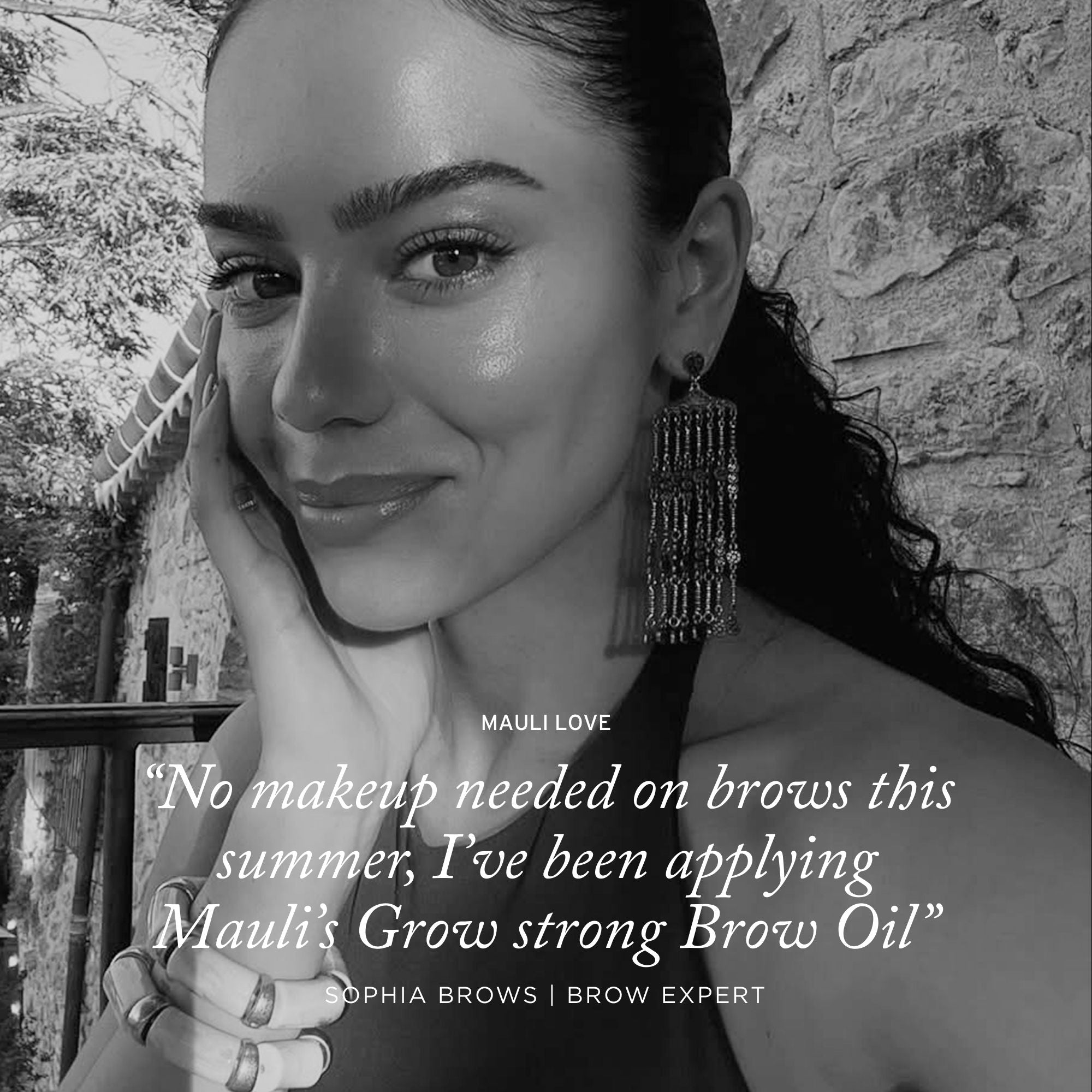 Grow Strong Brow Oil - For Thicker, Fuller Brows – Mauli Rituals