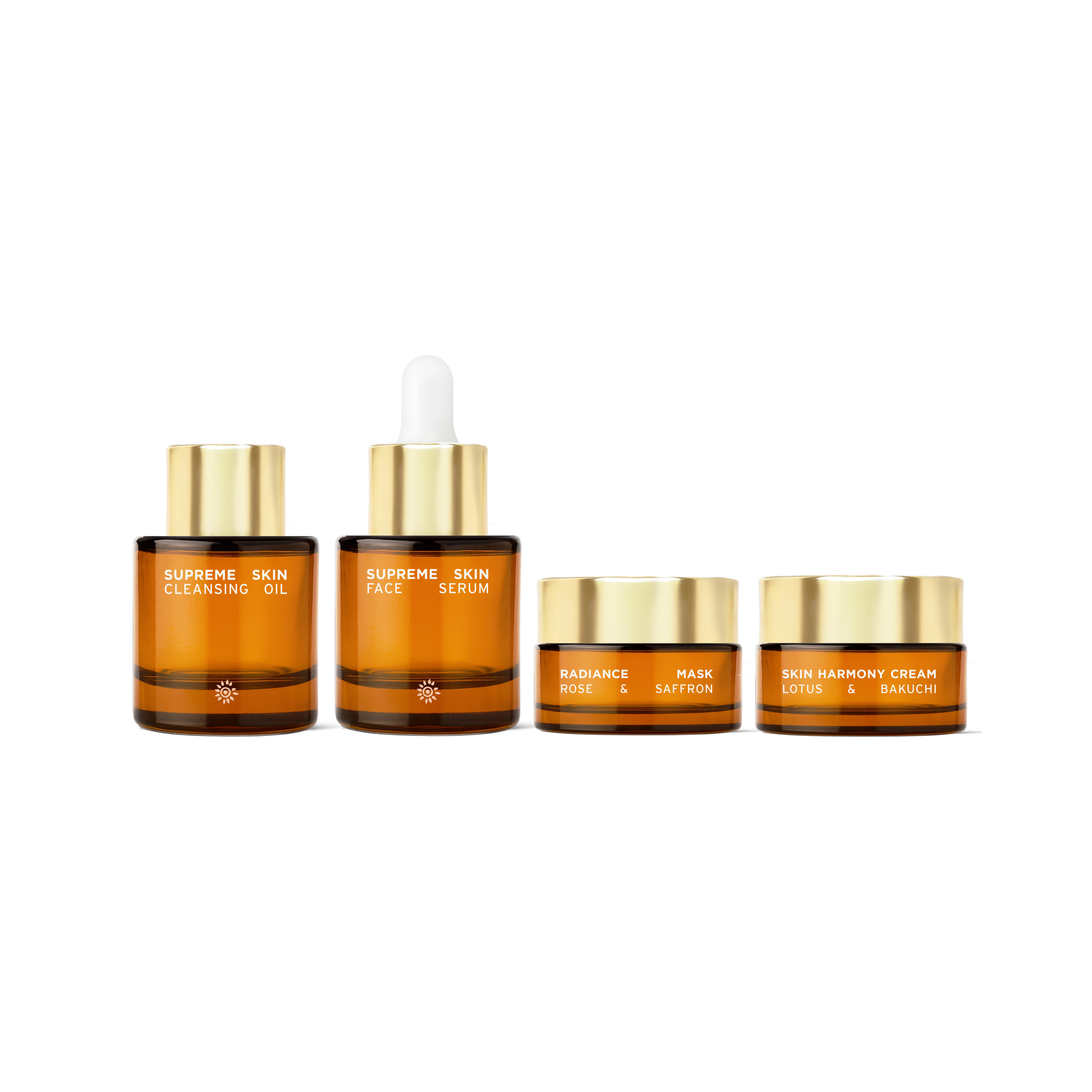 Ultimate Skin Ritual Minis Natural Face Serum Cream Cleanser & Mask