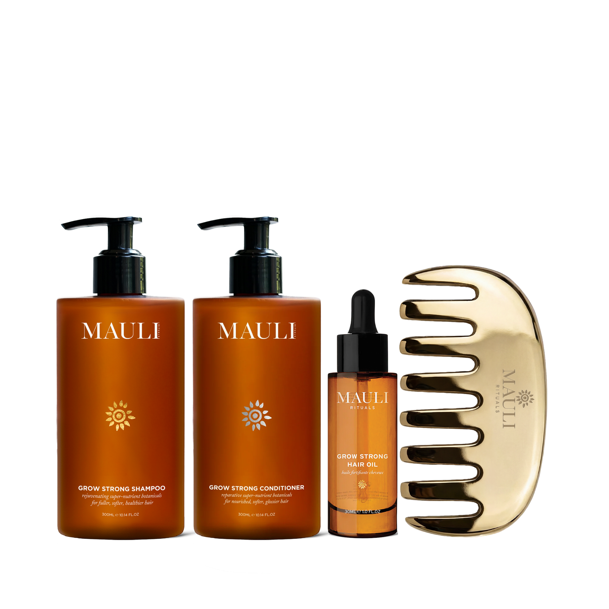 Grow Strong Shampoo Conditioner Hair Oil Ayurvedic Hair Treatment